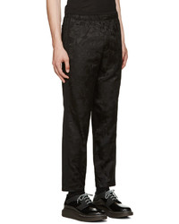 Pantalon de jogging camouflage noir Alexander McQueen