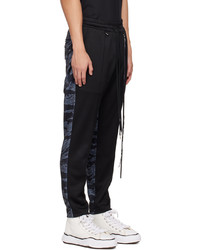 Pantalon de jogging camouflage noir Mastermind World