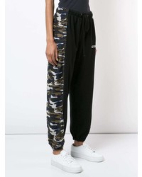 Pantalon de jogging camouflage noir Natasha Zinko