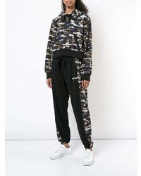 Pantalon de jogging camouflage noir Natasha Zinko