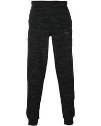 Pantalon de jogging camouflage noir