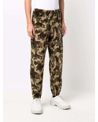 Pantalon de jogging camouflage olive Needles