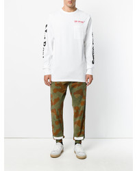 Pantalon de jogging camouflage olive Off-White
