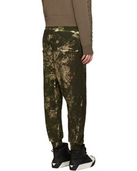 Pantalon de jogging camouflage olive 11 By Boris Bidjan Saberi