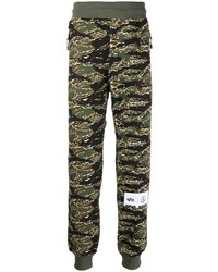 Pantalon de jogging camouflage olive Izzue
