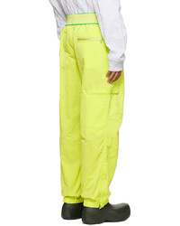 Pantalon de jogging chartreuse Bottega Veneta