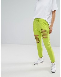 Pantalon de jogging chartreuse Daisy Street