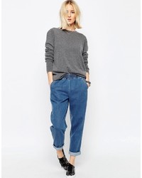 Pantalon de jogging en denim bleu Asos