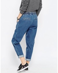 Pantalon de jogging en denim bleu Asos