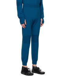 Pantalon de jogging en laine bleu canard Goldwin 0