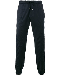Pantalon de jogging en laine bleu marine Etro