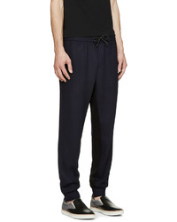 Pantalon de jogging en laine bleu marine rag & bone