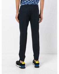 Pantalon de jogging en laine bleu marine Kenzo