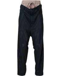 Pantalon de jogging en laine bleu marine Vivienne Westwood