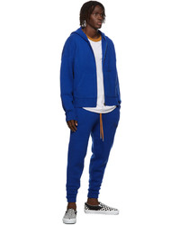 Pantalon de jogging en laine bleu marine Rhude