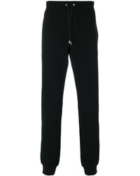 Pantalon de jogging en laine brodé noir Versace