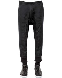 Pantalon de jogging en laine camouflage noir