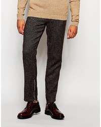 Pantalon de jogging en laine gris foncé Asos