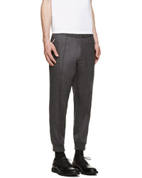 Pantalon de jogging en laine gris foncé DSQUARED2