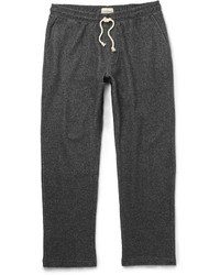 Pantalon de jogging en laine gris foncé