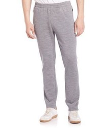 Pantalon de jogging en laine gris