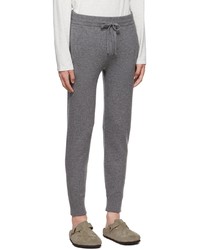 Pantalon de jogging en laine gris Vince