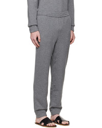 Pantalon de jogging en laine gris The Row