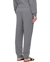 Pantalon de jogging en laine gris The Row