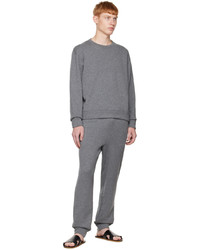 Pantalon de jogging en laine gris The Row