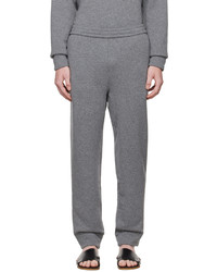 Pantalon de jogging en laine gris The Row
