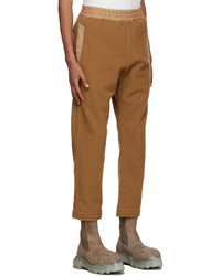 Pantalon de jogging en laine marron clair Arnar Mar Jonsson