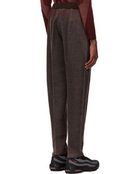 Pantalon de jogging en laine marron foncé Saul Nash