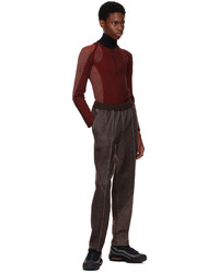 Pantalon de jogging en laine marron foncé Saul Nash