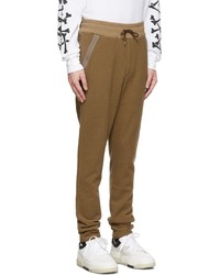 Pantalon de jogging en laine marron Amiri