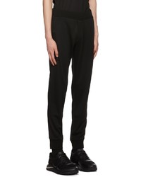 Pantalon de jogging en laine noir Zegna