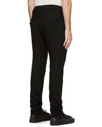 Pantalon de jogging en laine noir Nude:mm