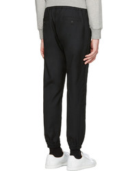 Pantalon de jogging en laine noir Marc Jacobs