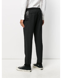 Pantalon de jogging en laine noir Les Hommes