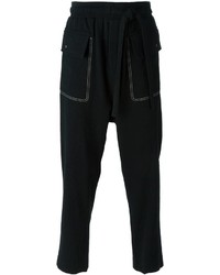 Pantalon de jogging en laine noir Damir Doma