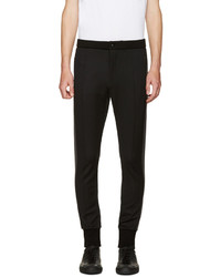 Pantalon de jogging en laine noir Dolce & Gabbana