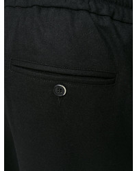Pantalon de jogging en laine noir Barena