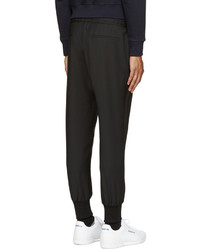 Pantalon de jogging en laine noir Paul Smith