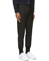 Pantalon de jogging en laine noir Paul Smith