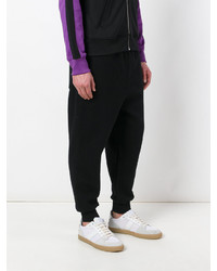 Pantalon de jogging en laine noir AMI Alexandre Mattiussi