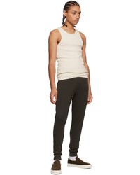 Pantalon de jogging gris foncé The Row