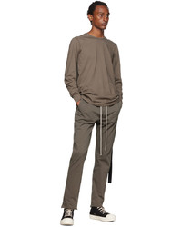 Pantalon de jogging gris Rick Owens DRKSHDW