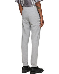 Pantalon de jogging gris Burberry