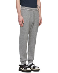 Pantalon de jogging gris Alexander McQueen