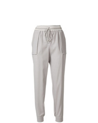 Pantalon de jogging gris Lorena Antoniazzi