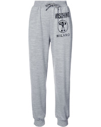 Pantalon de jogging gris Moschino